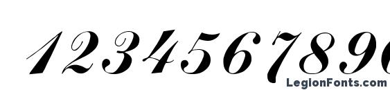 ADHEREA Regular Font, Number Fonts