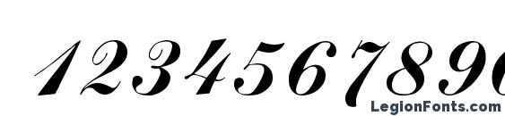 ADHEREB Regular Font, Number Fonts