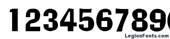 AdLib Regular Font, Number Fonts