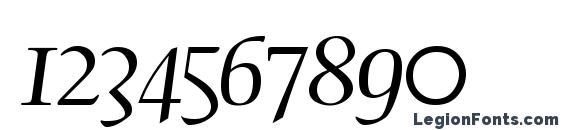 Шрифт Admiral, Шрифты для цифр и чисел