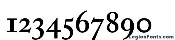Adobe Caslon Semibold Expert Font, Number Fonts