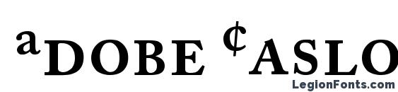 Adobe Caslon Semibold Expert Font, Serif Fonts