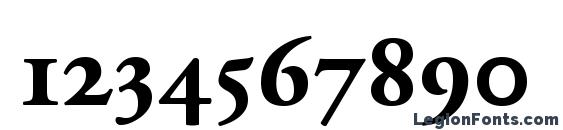 Шрифт Adobe Garamond Bold Oldstyle Figures, Шрифты для цифр и чисел
