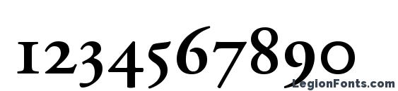 Adobe Garamond Semibold Expert Font, Number Fonts