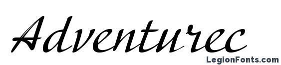 Adventurec font, free Adventurec font, preview Adventurec font