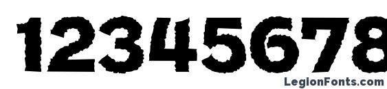 Advergothicroughc Font, Number Fonts