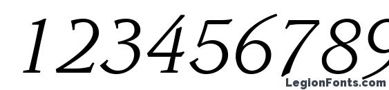 Advisor SSi Italic Font, Number Fonts