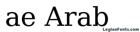ae Arab Font