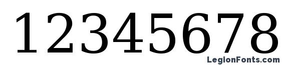 ae Electron Font, Number Fonts