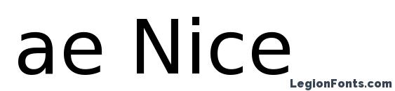 ae Nice Font