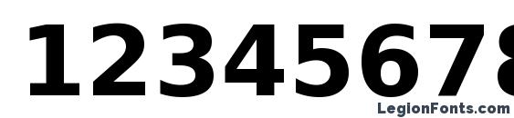 ae Ouhod Bold Font, Number Fonts