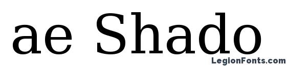 ae Shado Font