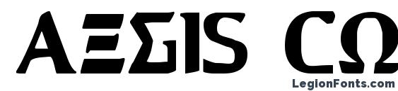 Aegis Condensed font, free Aegis Condensed font, preview Aegis Condensed font