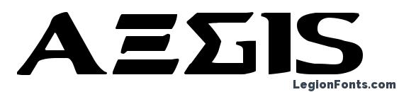 Aegis Expanded Font