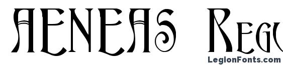 AENEAS Regular font, free AENEAS Regular font, preview AENEAS Regular font