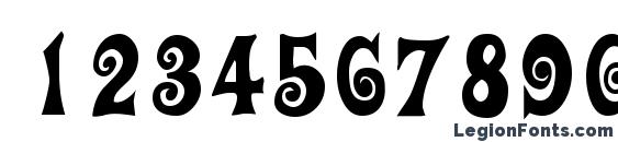 Aerosmith Font, Number Fonts