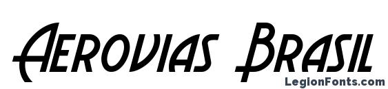 Aerovias Brasil NF font, free Aerovias Brasil NF font, preview Aerovias Brasil NF font