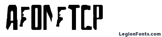 Afonftcp font, free Afonftcp font, preview Afonftcp font