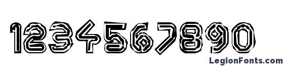 Aftermath Font, Number Fonts