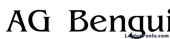 шрифт AG Benguiat, бесплатный шрифт AG Benguiat, предварительный просмотр шрифта AG Benguiat