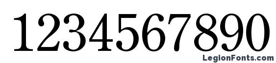 AG Century Old Style Cyr Roman Font, Number Fonts