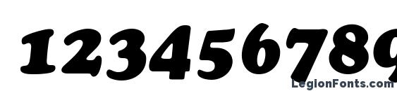 AG Cooper Italic Font, Number Fonts