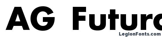 AG Futura Bold Font