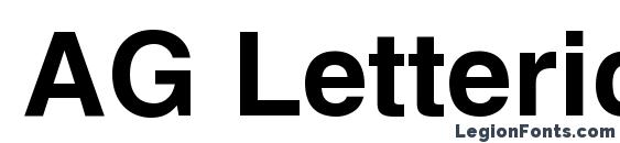 AG Letterica Bold Bold Font