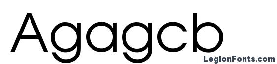 Agagcb Font