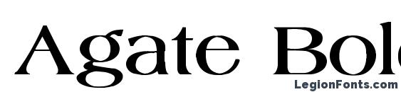 Agate Bold Font