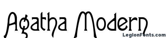 Agatha Modern font, free Agatha Modern font, preview Agatha Modern font