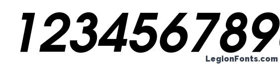 AGAvalanche Bold Oblique Font, Number Fonts