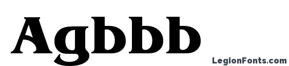 Agbbb Font