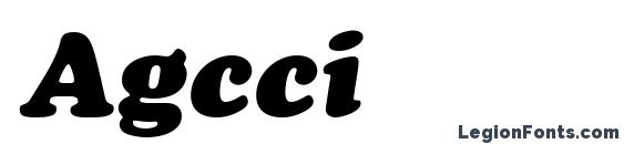 Шрифт Agcci