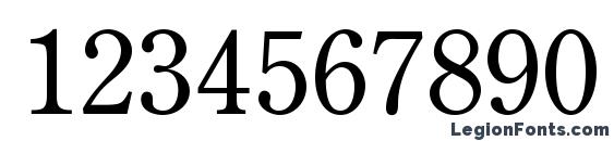 Agcenturionc Font, Number Fonts