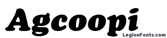 Agcoopi font, free Agcoopi font, preview Agcoopi font