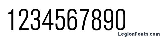 AgentCLight Normal Font, Number Fonts