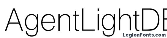AgentLightDB Normal font, free AgentLightDB Normal font, preview AgentLightDB Normal font