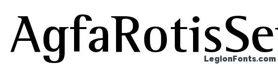 шрифт AgfaRotisSemiSerif Bold, бесплатный шрифт AgfaRotisSemiSerif Bold, предварительный просмотр шрифта AgfaRotisSemiSerif Bold
