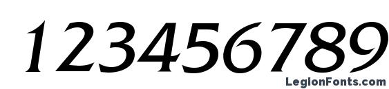 AGFriquer Oblique Font, Number Fonts
