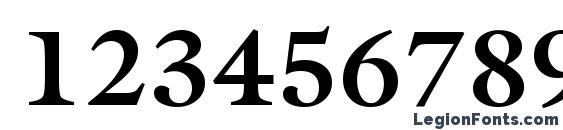 AGGalleon Bold Font, Number Fonts