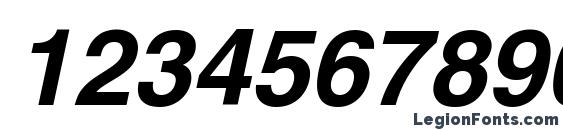 AGHlvCyrillic Bold Italic Font, Number Fonts