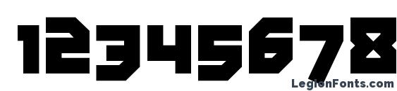 AgitProp Medium Font, Number Fonts