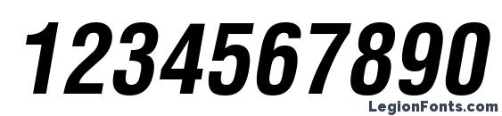 Aglettericacondensedc bolditalic Font, Number Fonts