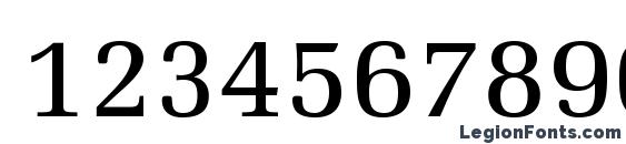 Agmelaniec Font, Number Fonts