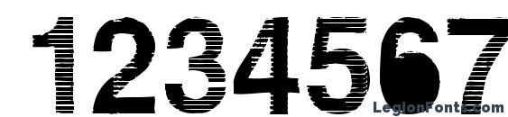 Agnostic Font, Number Fonts