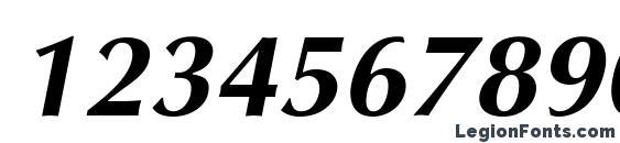 AGOptimaCyr BoldOblique Font, Number Fonts