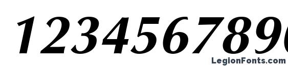 Agopusc bolditalic Font, Number Fonts