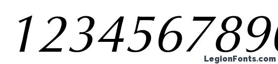 AGOpusHighResolution Oblique Font, Number Fonts