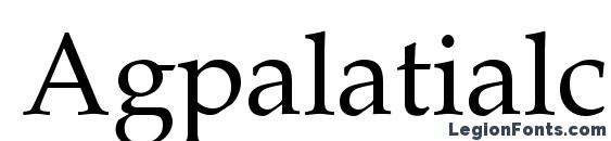 Agpalatialc Font